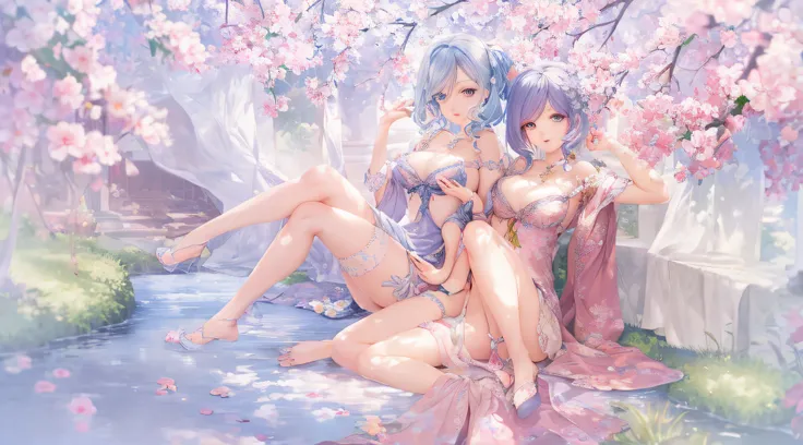 sitting on a branch，Meticulous eyes and lips，Extremely detailed eyes and face，Long eyelashes。[beautiful detailed eyes, beautiful detailed lips, extremely detailed eyes and face, long eyelashes]

The screen material is anime-style 4K illustrations，[anime st...