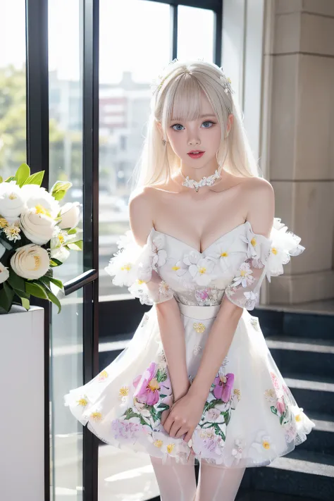 portlate、bright expression、Young shiny shiny white shiny skin、Best Looks、ultimate beauty girl、The most beautiful platinum blonde hair in the world、shiny light hair,、Super long silky straight hair、Beautiful bangs that shine、Glowing crystal clear attractive ...