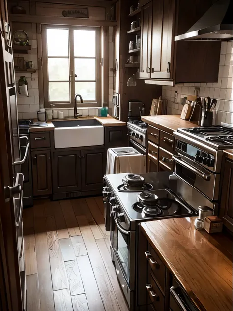 In a mysterious old house，Hidden a strange kitchen。The appliances in this kitchen all have unique looks and functions。Blender with tentacles like spider legs，Ability to move flexibly between different ingredients，Mix them into various exotic flavors。A micr...