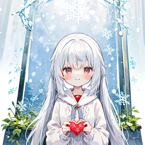 Transparent watercolor,girl with,Jewel Eyes,Beautiful arrangements and motifs、Originality、GAMECHARACTER DESIGN、depth of fields , Fantastic, Beauty、Transparency、GAMECHARACTER DESIGN、(one girls:1.0)、red twin tails、Red muffler、Red Stall、White jumper、dirt them...