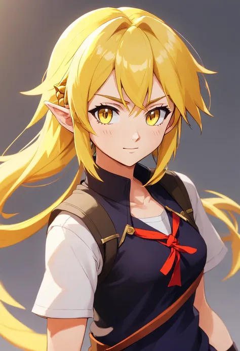 anime character with yellow hair and a black vest and a red shirt, badass anime 8 k, naruto in gta v, naruto artstyle, naruto uzumaki, epic 8 k hd anime shot, anime cgi style, from naruto, 3 d anime realistic, anime cgi, rendered in 8 k unreal engine, naru...