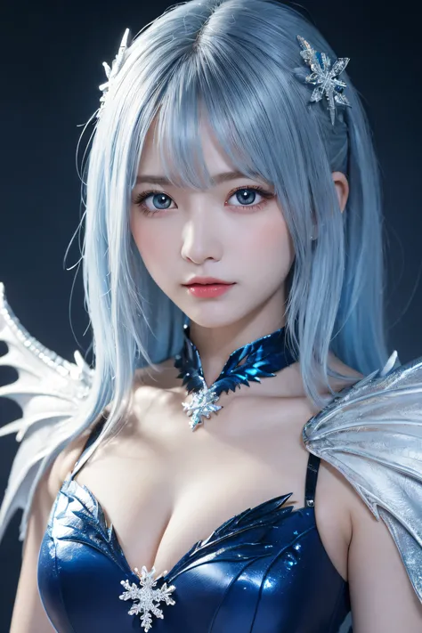 ((best quality)), ((masterpiece)), ((ultra-detailed)), extremely detailed CG, (illustration), ((detailed light)), (an extremely delicate and beautiful), a girl, solo, ((upper body, )), ((cute face)), expressionless, (beautiful detailed eyes large breasts c...