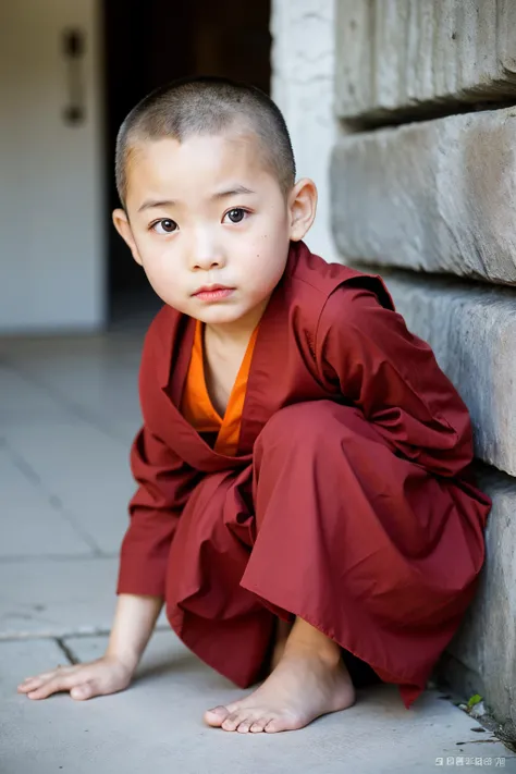 Chinese little monk