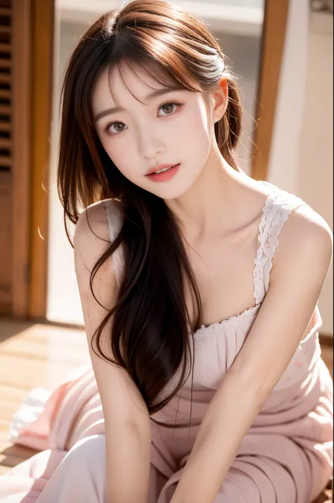 The highest image quality, RAW photos, 超高分辨率, （Very detailed faces），（Very detailed details）appearance：

Sweet girls usually have fresh and cute looks，Give people a feeling of innocence。Their facial features are soft and delicate，Have a pair of big, bright ...