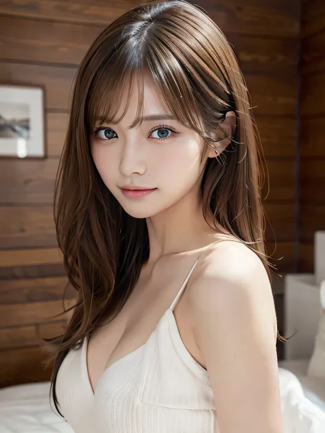 ​masterpiece、1 beautiful girl、detailed brown eyes、puffy eyes、top-quality, 超a high resolution, (realisticity: 1.4), cinematlic li...