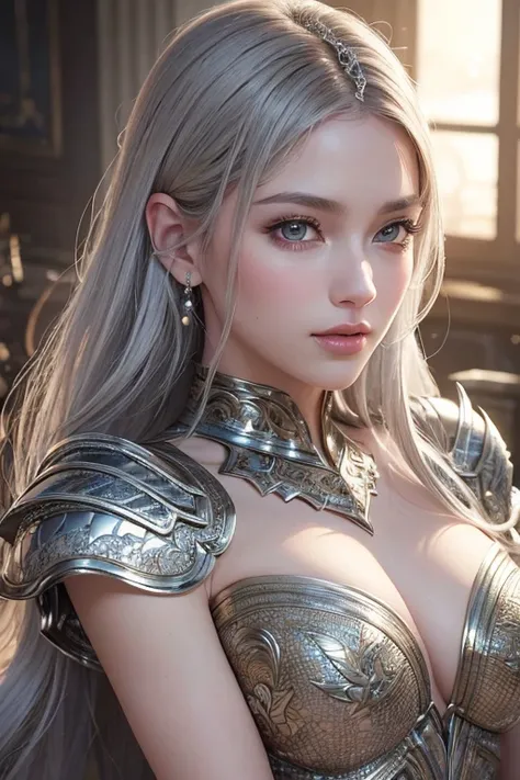 (best quality,4k,8k,highres,masterpiece:1.2),ultra-detailed,(realistic,photorealistic,photo-realistic:1.37),beautiful detailed eyes,beautiful detailed lips,extremely detailed eyes and face,long eyelashes,silver-haired woman,lustrous silver hair,dragon scal...