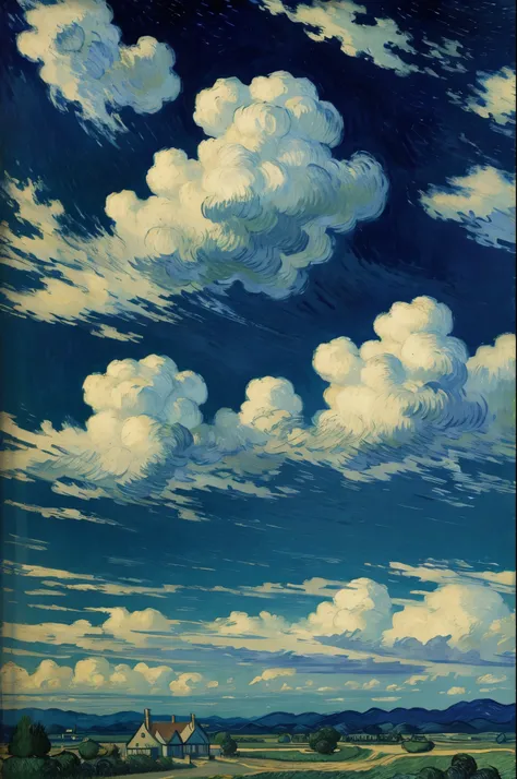 Vincent Van Gogh&#39;clouds