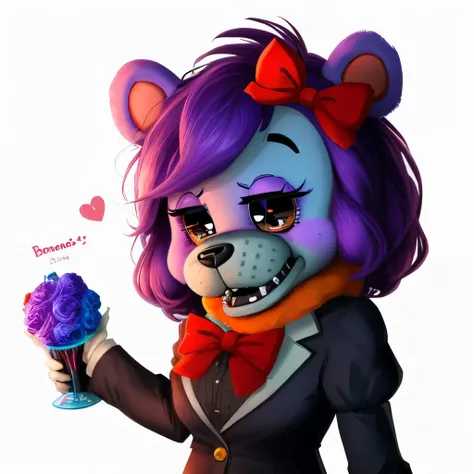 Bonnie from Five nights at Freddys colored red