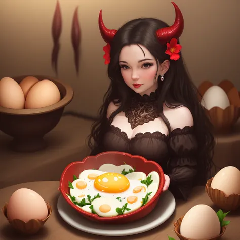 I whispered in the devil’s ear, “ I love your eggs.”