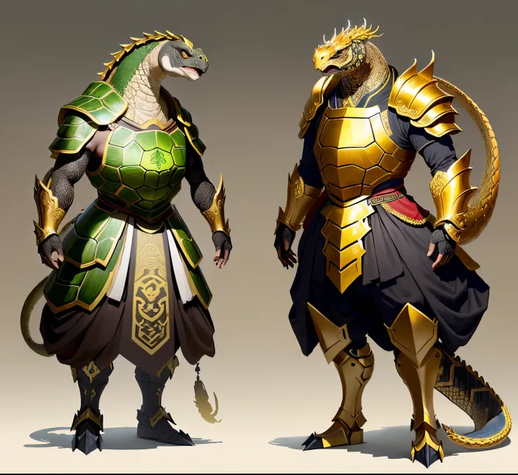 （（A turtle）），Golden dragon head and snake tail, Golden creatures, smooth chinese turtle, giant tortoise!!!, Chinese turtle concept art, Covered in scaled armor,Legendary mythical beasts