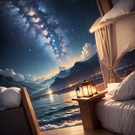 scenery、comfy、a world without people、starrysky