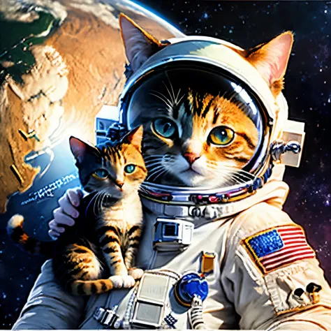 Sabur name on astronaut cat