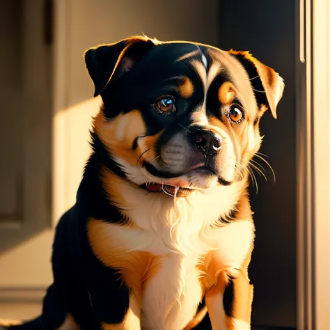 Cachorro com imagem pixar