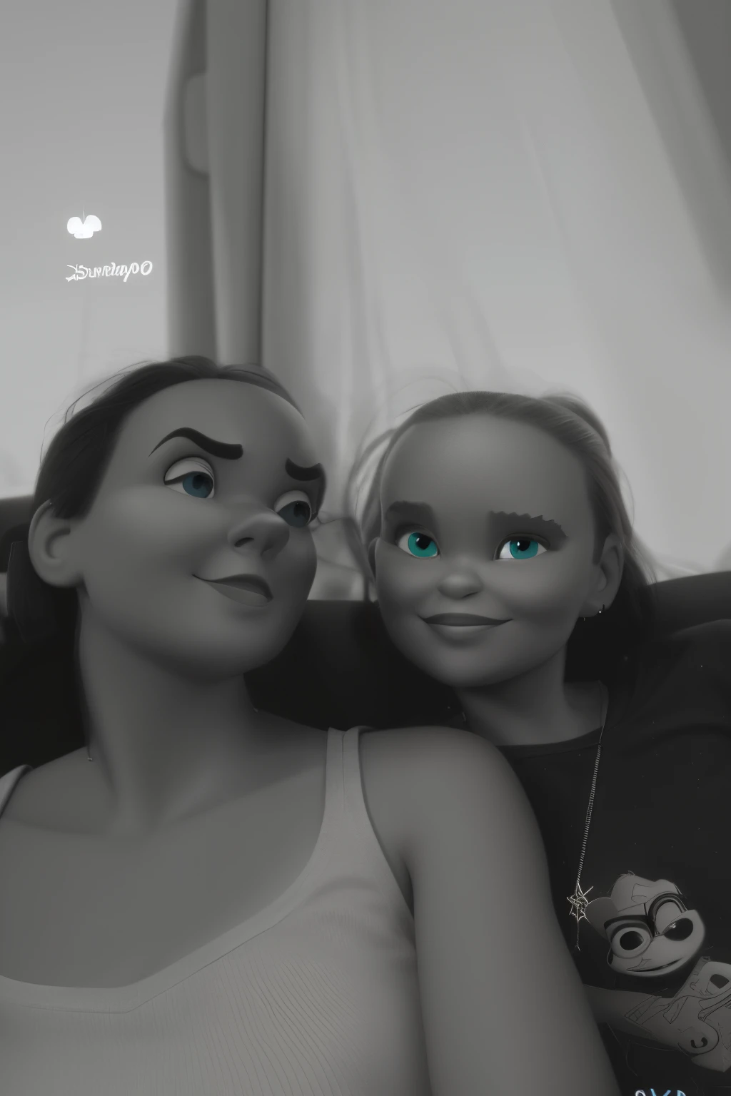 3D Pixar Disney Movie Poster called the duo