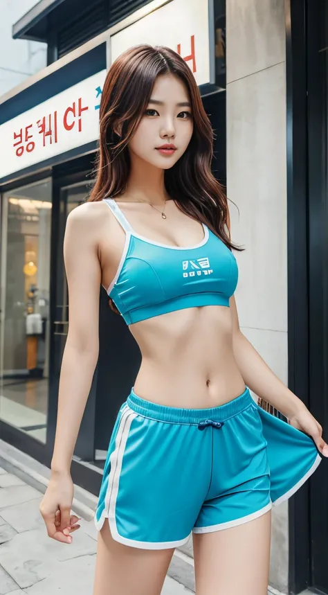 in the rhythm of the city&#39;impulsive，Calling the hearts of Korean women，Open the magical door to sports and leisure。Discover unique fashion elements，Sports and leisure go hand in hand，Create the perfect harmony of fashion and practicality，Look at breast...