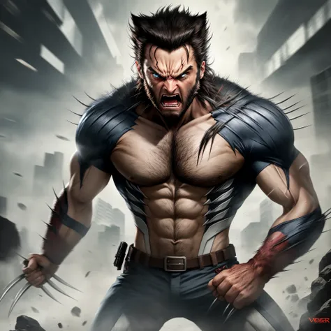 The Wolverine , ai , angry