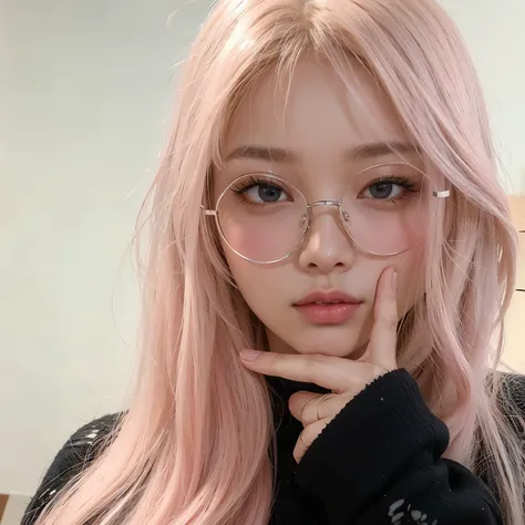 Arafed woman with long hair wearing a grey top and a scarf, Jennie Blackpink, Retrato de Jossi do Blackpink, dilraba dilmurat, Portrait of female Korean idol, jossi do blackpink, Lee Ji-eun, Lee Ji - Eun, mulher coreana jovem bonita, Parque Ji-min, Casa Yu...