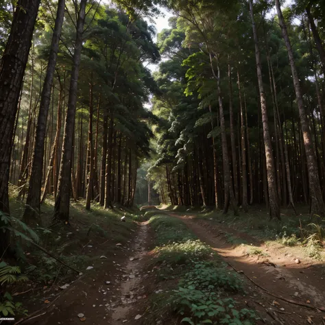 (Melhor qualidade), lugar afasatdo, floresta meio escura, lugar um pouco iluminado, pessoa sendo sugada, pedindo ajuda, ansiedade