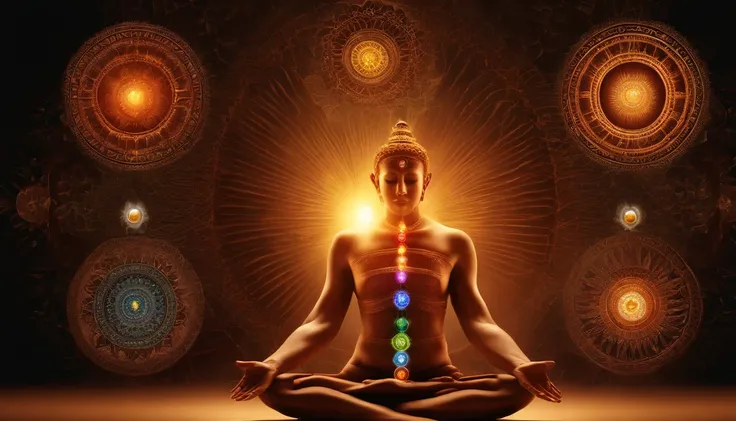 Chacras na Espiritualidade Oriental. The chakras are energy centers in the human body, each associated with specific physical and emotional functions. Existem sete chacras principais, incluindo o chacra da raiz, do plexo solar, Cardiac, garganta, terceiro ...