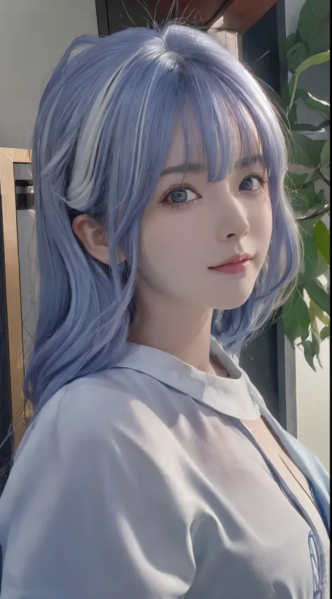 (Masseter muscle film:1.3)、(8K、真实感、Original photography、top-quality: 1.4)、(1 girl in)、beautiful countenance、(lifelike face)、(White hair、Medium hair:1.3)、Beautiful hairstyle、Realistic eyes、beautifuldetails、（real looking skin）、Beautiful skins、（花魁）、hoang lap、...