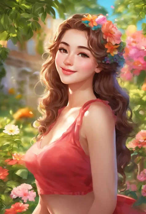 A beautiful 24-year-old woman, American, with a sculpted body, wearing a sexy red dress, and curly brown hair would be the main focus of the image. The womans eyes and lips should be described with great detail to ensure Stable Diffusion generates them acc...