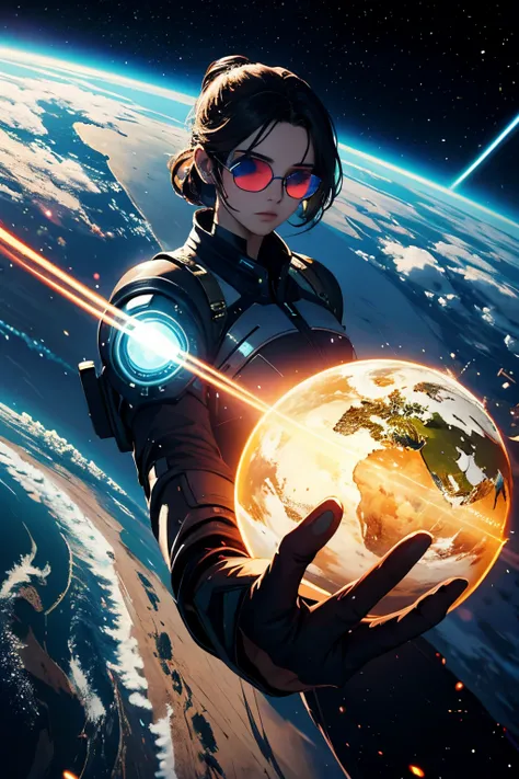 earth glasses science fiction beauty