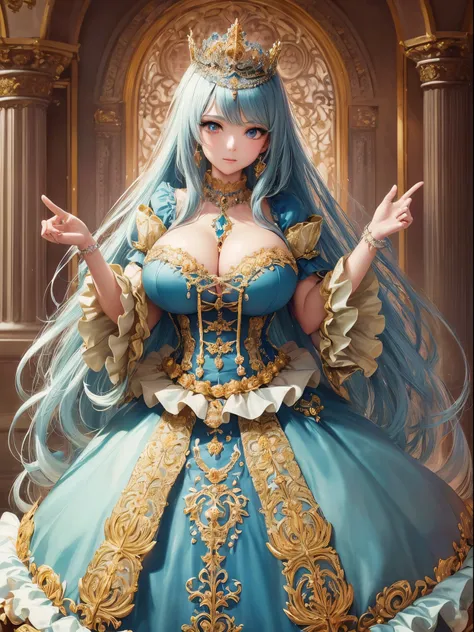 ultra-detailed, extremely detailed,((anime artstyle)),Masterpiece,(Best Quality),(Super Detail),(Very Delicate and Beautiful),((Solo)),((full body)),full body,((detailed face and eyes)),perfect eyes, rendered eyes,jewel-like beautiful eyes,((1 princess in ...