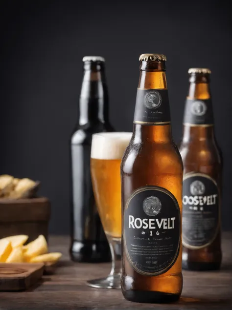 Create a marketing image for Roosevelt No. 6 beer