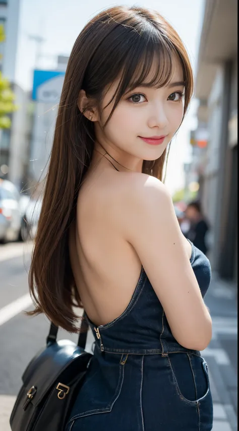 ulzzang -6500-v1.1, (Raw photo:1.2), (Photorealsitic),(Real: 1.4), masutepiece, Best Quality, Illustration, Ultra-detailed, finely detail, hight resolution, 8K Wallpaper, Perfect dynamic composition, Beautiful detailed eyes, Womens Fashion Summer,Medium Ha...