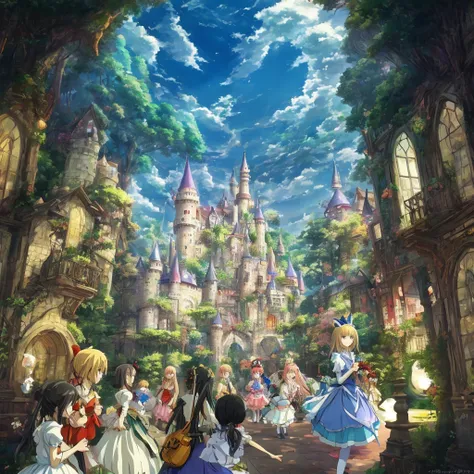 Alice in the Land of Mirrors、Anime style