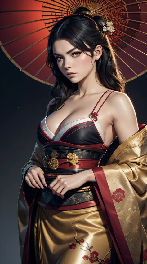 Camren Bicondova, geisha sexy clothes, stand against the backdrop of tokyo, character portrait, 5 9 9 0 s, long hair, intricate, elegant, highly detailed, digital painting, artstation, concept art, smooth, sharp focus, illustration, art by wlop, charlie bo...