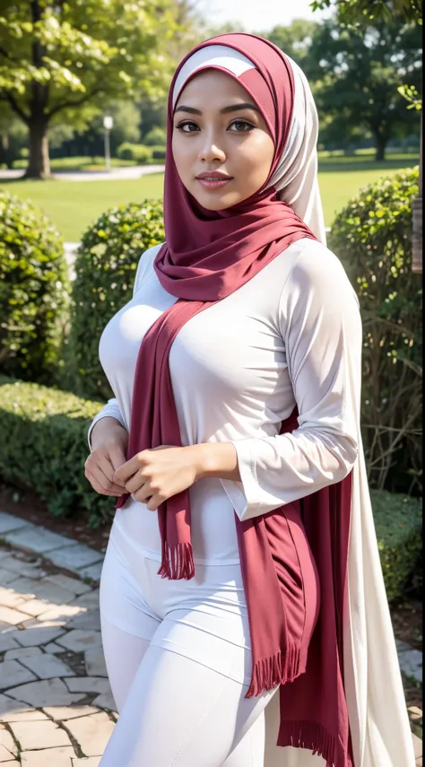 RAW, Best quality, high resolution, masterpiece: 1.3), beautiful Malay woman in hijab (iu:0.8)1beautiful Malay womanRAW, Best quality, high resolution, masterpiece: 1.3), beautiful Malay woman in hijab (iu:0.8),1beautiful Malay woman , wearing a white shir...