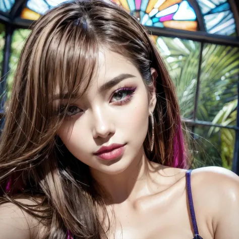 (best quality,ultra-detailed),(sexy junior idol,KAWAII face variations,absolutely beautiful details),concept art,eye-catching,back lighting,photorealistic:1.2,vivid colors,masterpiece:1.2,dynamic composition,high-definition,sharp focus,fine lines,breathtak...