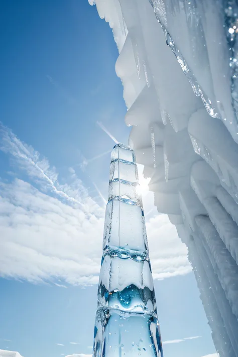 Icicles，wide angles，Magnificent