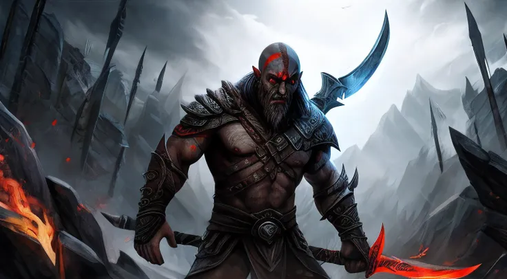 god of war ghost of sparta ingame image with blade of chaos