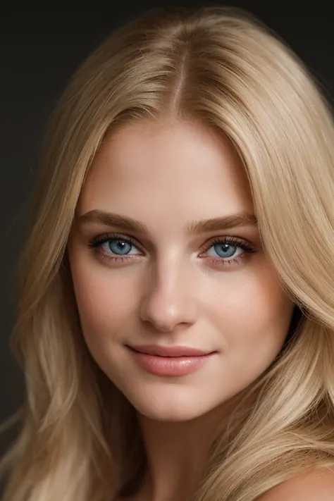 a photo portrait of a beautiful girl, (blond long hair), , smiling , little beautiful nose,(face portrait:1.5), dramatic light , ((Brooke Shields:0.5)), ((Taylor Hill:0.5)) Rembrandt lighting scheme, (hyperrealism:1.2), (8K UHD:1.2), (photorealistic:1.2), ...