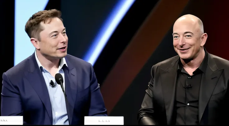 elon musk y jeff bezos