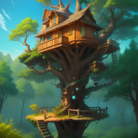 Abstract treehouse