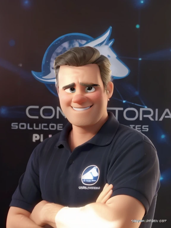 Um homem estilo Disney pixar, alta qualidade, melhor qualidade