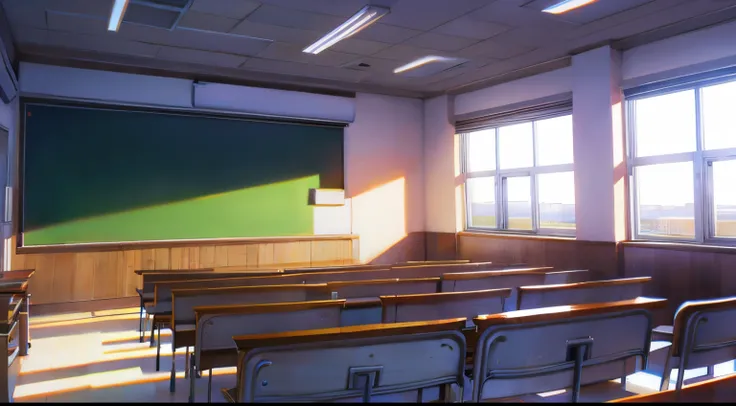 Empty classroom