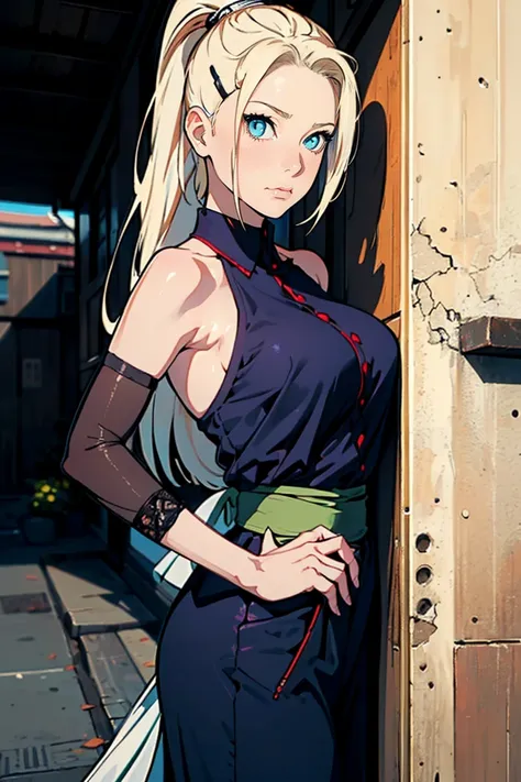 ino_yamanaka
1girl, blonde hair, hair ornament, bare shoulders, closed mouth, green eyes, ponytail, hairclip, hair over one eye,...