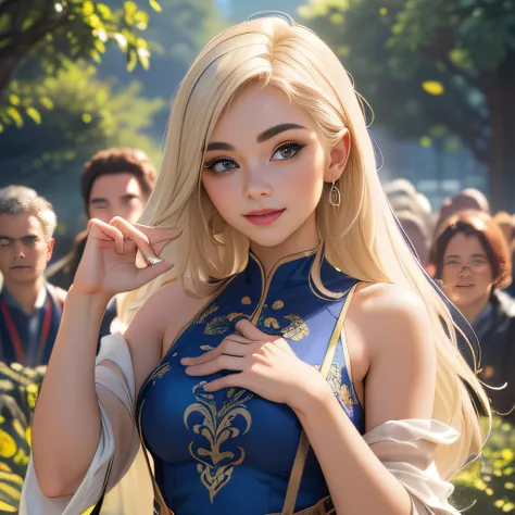 (Extremely detailed 8k wallpaper:2), (photo:2), (22 years old soigne Beautiful girl:2), (gives a lecture to friends:2), detailed (Face and eyes), (hyper realistic:1), (highly detailed:1), (epic realistic:1), rim light, (maximum details:1), cozy, (fullbody:...