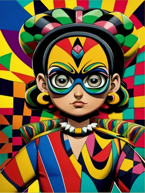 ( grinalda )),(Romero Brito )) , EDUARDO Cobra , Twin ,multidimensional geometric wall PORTRAIT, Belas Artes, Chibi, pele negra,
Quantidade016K, bonito, Colorir, grinalda ,
Principais obras, Excelente qualidade, Best quality at best, Belas artes oficiais, ...