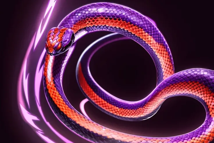 purple flame snake