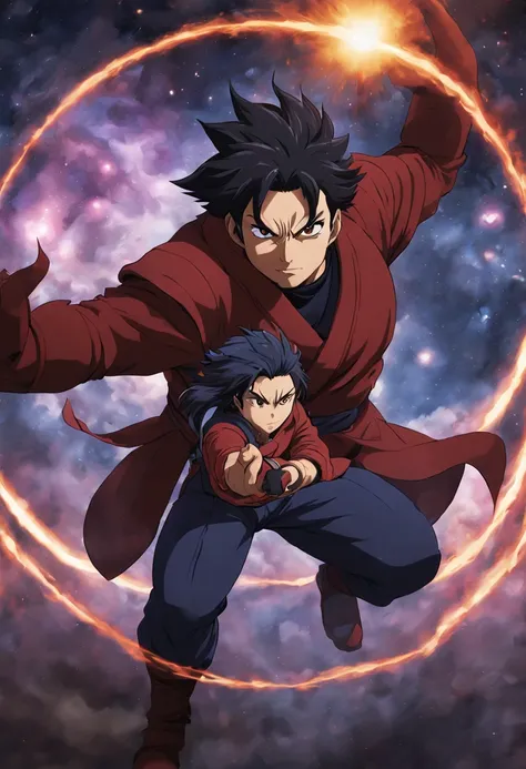 Akira, the oldest of the guardians of time, faced a terrible opponent, Ashiri, o Senhor do Tempo Escuro. Ashiri, with your insatiable ambition, threatened to destroy temporal balance and plunge the multiverse into chaos. Cada confronto entre Akira e Ashiri...