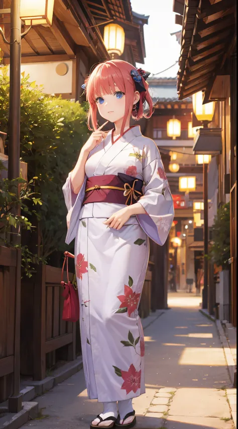 Nino Nakano,yukata,bosque