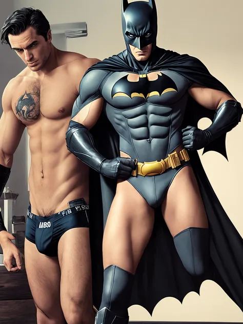 Batman in his underwear