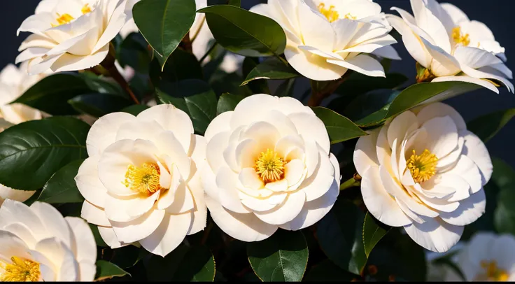 white camellia flowers, ((bestquality)), ((masterpiece)), (Detailed), perfect face