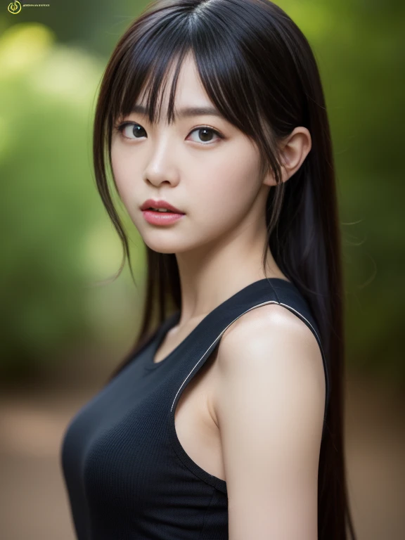 Highly detailed CG Unity 8k wallpaper, of the highest quality, super detailed, masutepiece, Realistic, photographrealistic, extremely detailed cute girl, 35 year old, Round eyes, viewer,  blush, Parted lips, Upper body , (Armpit) , uninhabited island , (su...