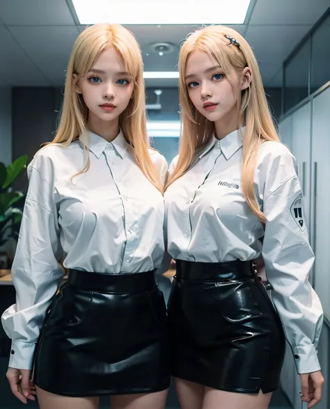 2girl, (twins :1.2), (Blue eyes), (Smile), (Sana Minatozaki), wide hips, Big Boobs, big ass, round butt, (Best Quality, 8k, Masterpiece: 1.3), perfect hands, Clear Focus: 1.2, Perfect Body Beauty: 1.4 , Slender Abs: 1.2, Highly detailed face and skin textu...